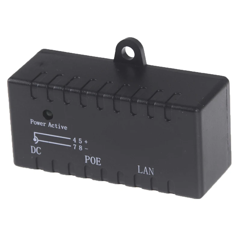 S30e97cd613ff44b59edabf14566915f7q Passive POE injector for IP Camera VoIP Phone Netwrok AP device 12V - 48V