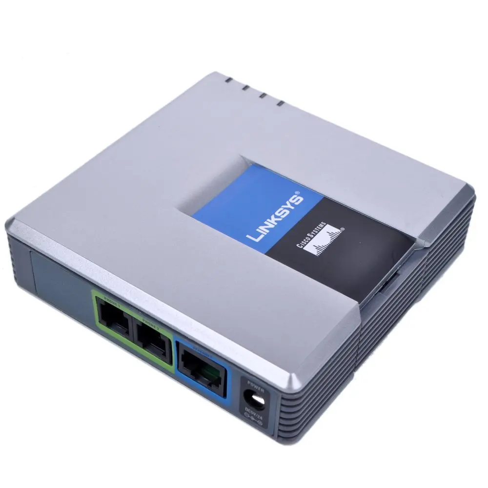 S3601be78b82744f4b98db4fc0d866115Q New Unlocked PAP2T SIP VOIP Phone Adapter with 2 FXS Phone Ports VoIP Gateway