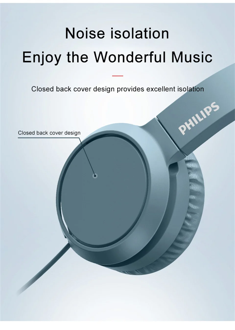S38ec1b3dc88d42548ede3ea9611a97cb3 Philips TAH4105 Wired Headphones HiFi Stereo HD Call Headset With MIC Suitable For Online Learning And Outdoor Sports Earphones