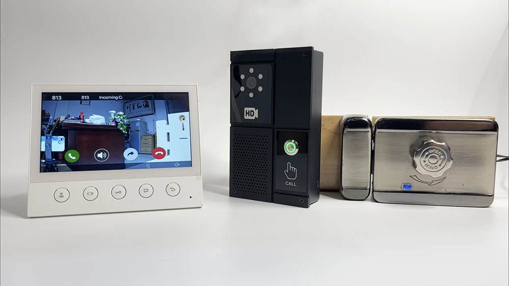 S390b28fa0c454c57844003ab730aa1edi SIP HD Video Intercom with Metal Case Anti Strike Waterproof for Outdoor/Indoor Use Night Vision & Remote Access Support