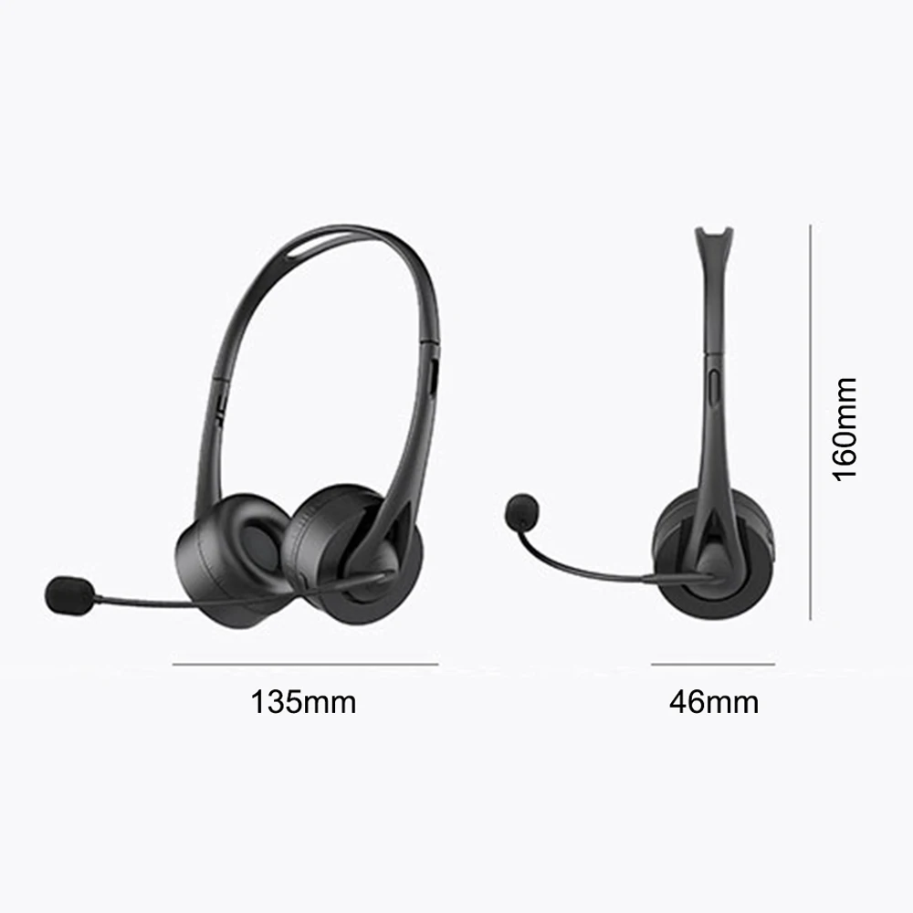 S3a40ee87df9a4bef8682b0ce8c757967n Casque Bluetooth 5.3 avec micro, réduction de bruit, mains libres, HiFi sans perte, sans fil, pour centre d'appels bureau PC