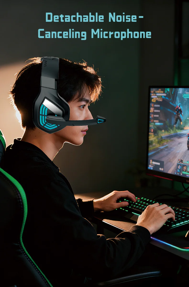 S3b9ea56241734401a31ad3fa3bb75a005 G7 LED Light Gaming Headset USB Stereo Surround Wired Headphone with Noise Reduction Mic Earphones for Computer PC Gamer