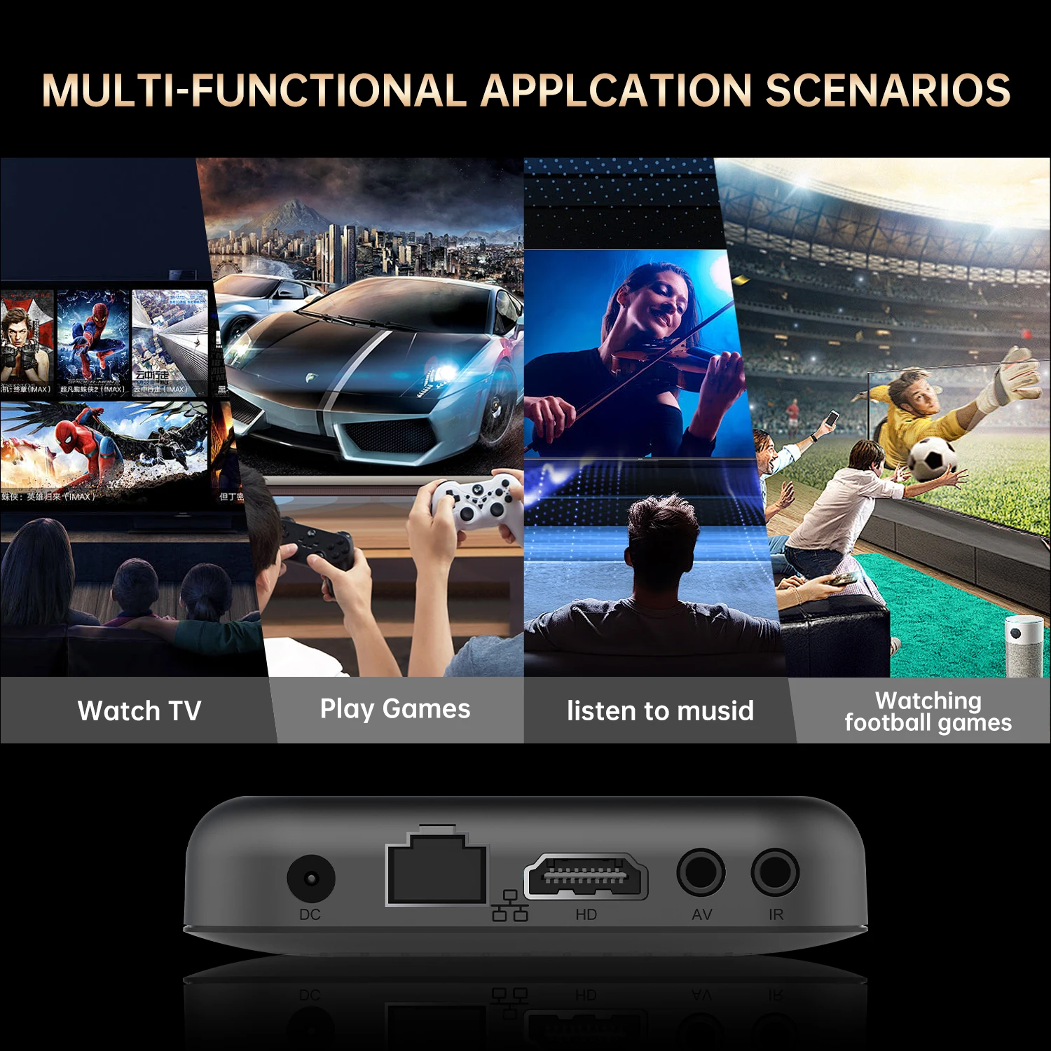 S3bd009dcc8f24f0e90e2671488fe8f86B TV Box RK3518 Android 16 8K BT6.0 Ram 4GB 8GB Rom 128GB 256GB Dual Wifi 5G Wifi6 Media Player Google Assistant Smart TV Box Q18
