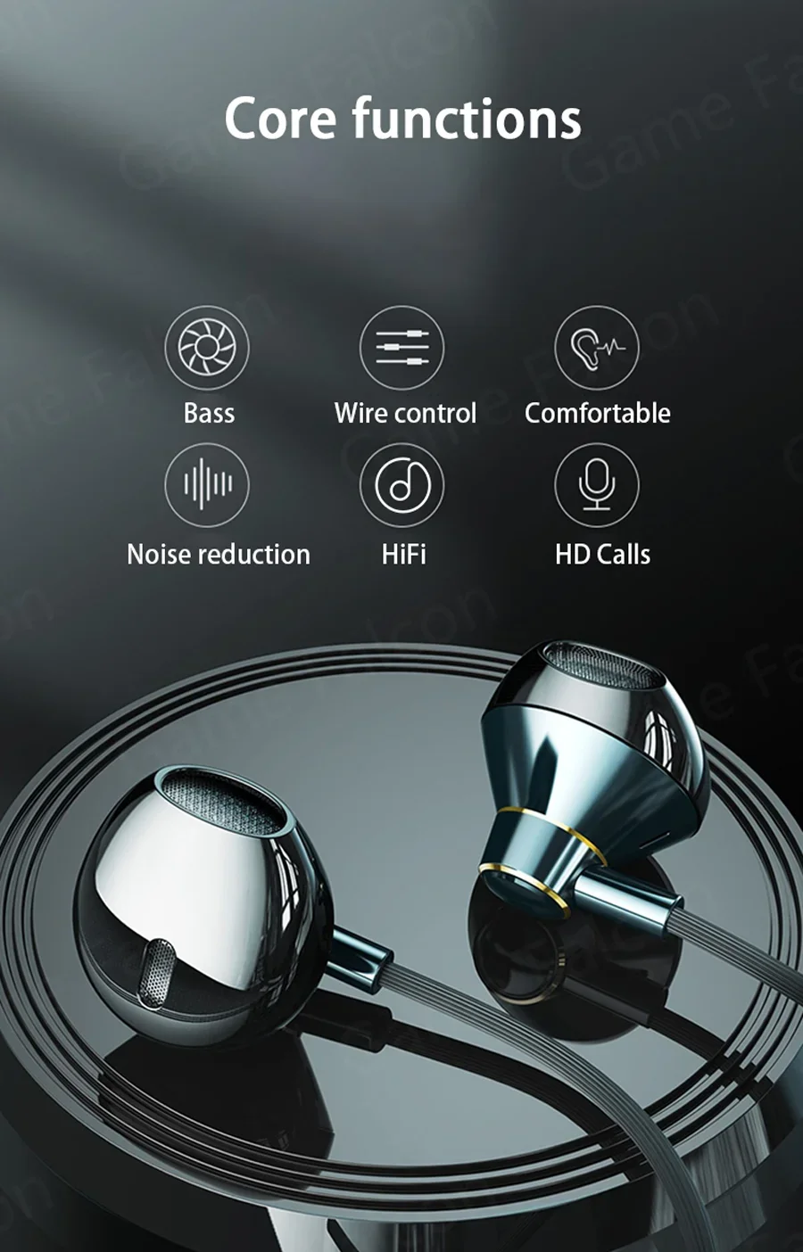 S44c829da61ea49ce8c2f4dff7cf1b1e2m For Samsung Headphones HiFi Bass Stereo Volume Control With Mic USB Type C 3.5mm Wired Eadphone For Galaxy S25 S24 S23 S22 Ultra