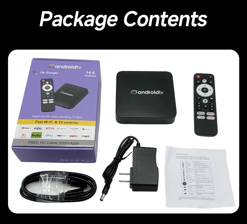 S483594521b7a48a69a08c7bf8e3a0bbc8 2026 Smart TV Box Q18 Android Cortex-A53 Dual WiFi 5G/6 Google Assistant BT6.0 Netflix 8GB+128GB Media Player