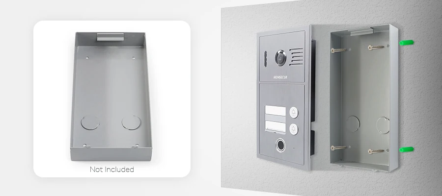 S4979d94ee0e841fdb4f884a07a5e4df6m B19BP-H IP PoE Doorbell Camera Fingerprint RFID Access For HDK IP Series Video Door Phone System
