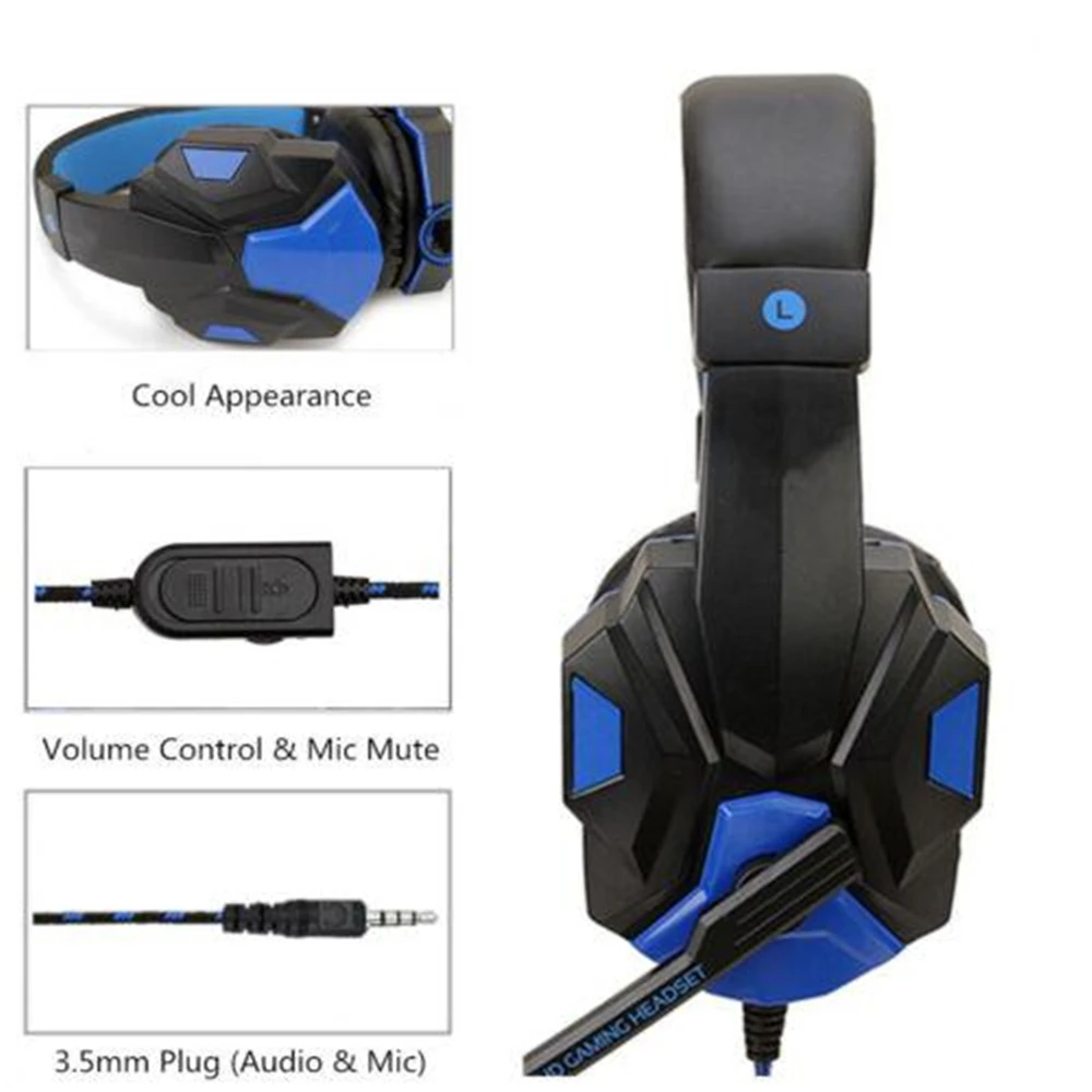 S4a7617c676eb4ddeaf944d7611511a10z Casque gaming filaire PS4/PS5/Xbox/smartphone/PC, réglable 120°, avec micro antibruit