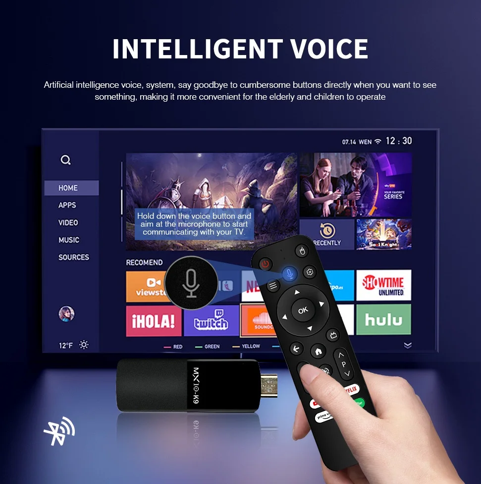 S4d7a0eb3de10464ba316a5031127f1ef2 New Fire TV Stick 4k OFBY K9 Allwinner H313 Chip 2GB RAM 16GB ROM Android 13 OS TV Stick HD Picture Quality Fast Streaming