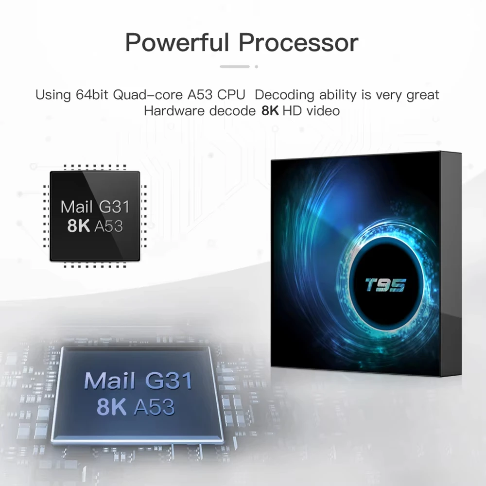 S524f639d114c474cb46dfdb1ce1250f8J Android 16 Smart TV Box T95 Allwinner H616 8GB 256GB Dual Wifi BT 8K HDR Video Netflix Google Assistant Media Player Set Top Box