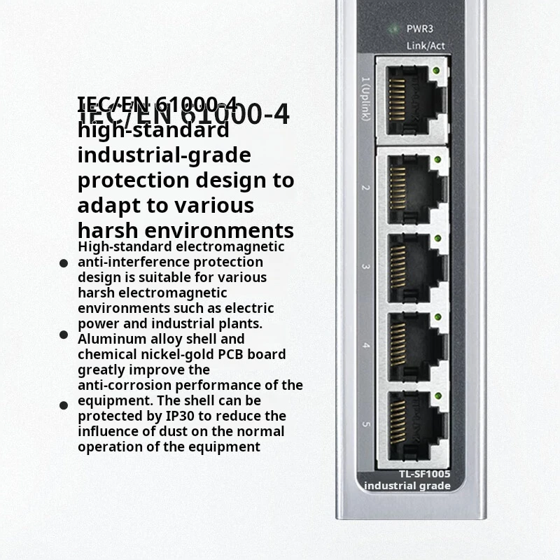S59e539ce0c6040eca145de4cc6d20c06O TP-LINK 5-port Industrial Ethernet Switch