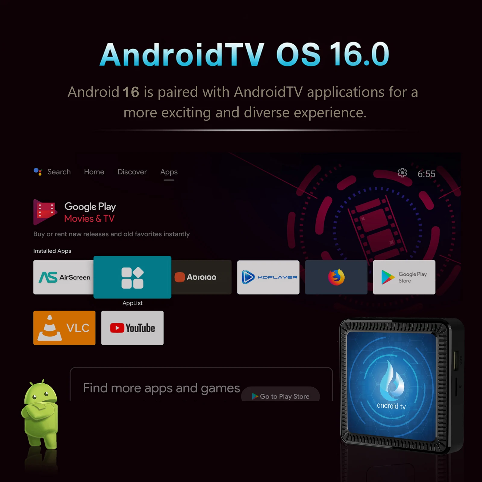 S5bc1193ac104474fa53734a059af554fs Very Fast Android 16 8K Q17 Set Top Box Ram 4GB 8GB Rom 128GB 256GB H313 Wifi BT6.0 Google Assistant Media Player Smart TV Box