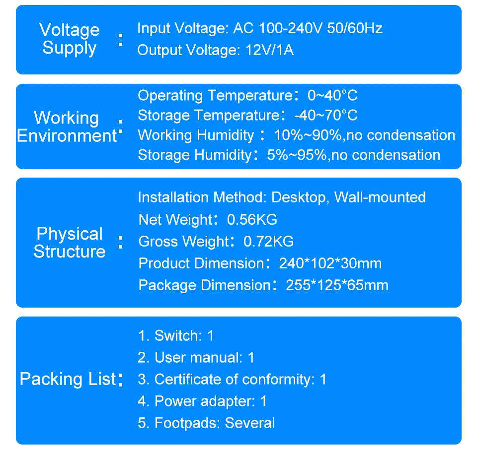 S5ef9810b2f6f44e6beb0329a87041e1bc HORACO Switch réseau Gigabit 16 ports, non administrable, 1000M, de bureau, plug and play, sans ventilateur, homelab Ethernet