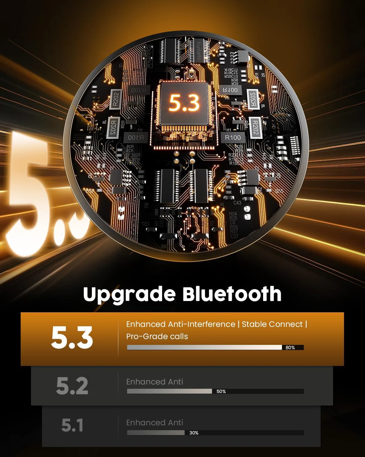 S62fe1b7bec07496ea81fcf768ab2b166U Casque Bluetooth Trucker avec base de charge, sans fil mains libres, micro antibruit et bouton mute, 56 h d'autonomie