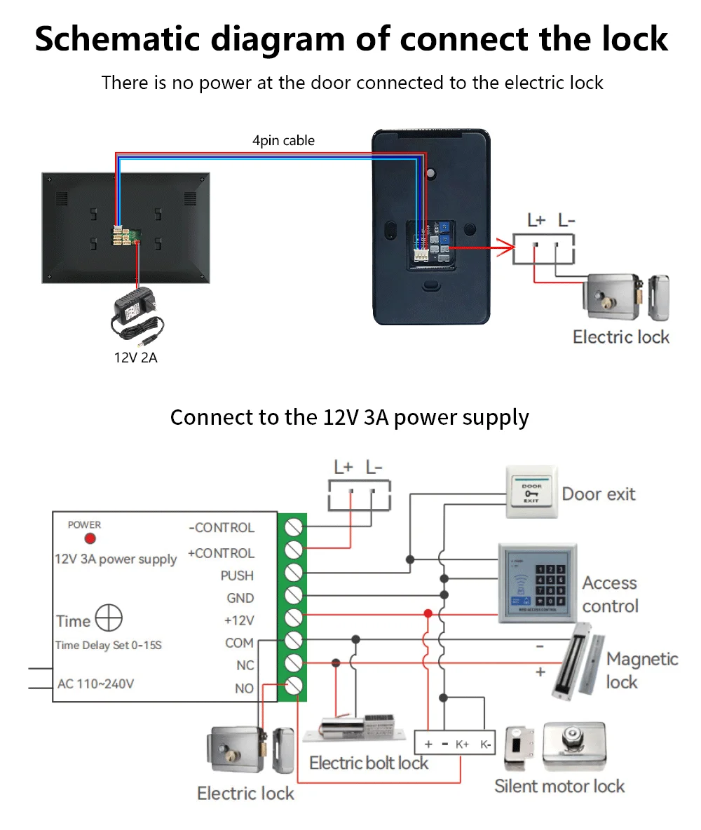 S65f88b1af3c547dd83f58acaf01c4204F ANJIELO Doorbell Video Intercom System 5IN1 Unlock Tuya Smart Digital Frame Background Music Detection Preview NEW 2026