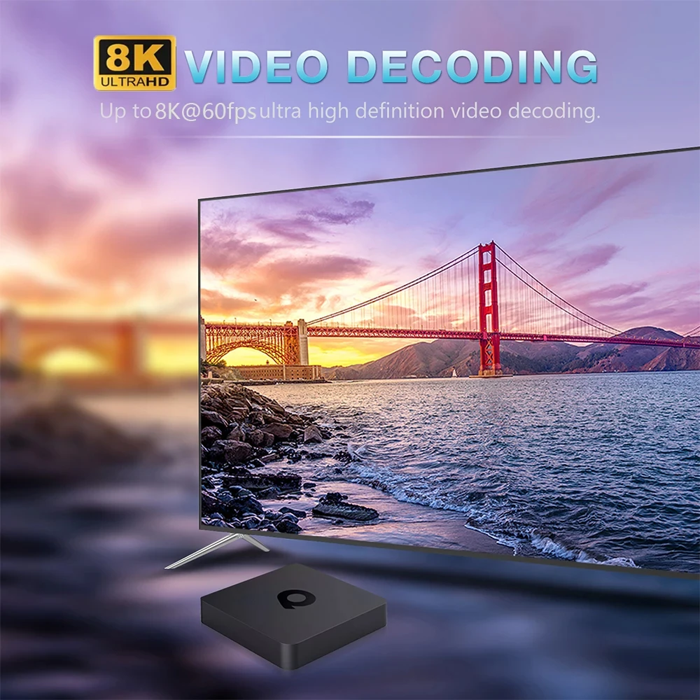 S6e3f22e8ccf54edd9ea346b47736399ax Smart Android16 TV Box Q1 8GB+256GB Allwinner H313 Google Assistant 8K Video Bluetooth6.0 Media Player Very Fast Set Top Box