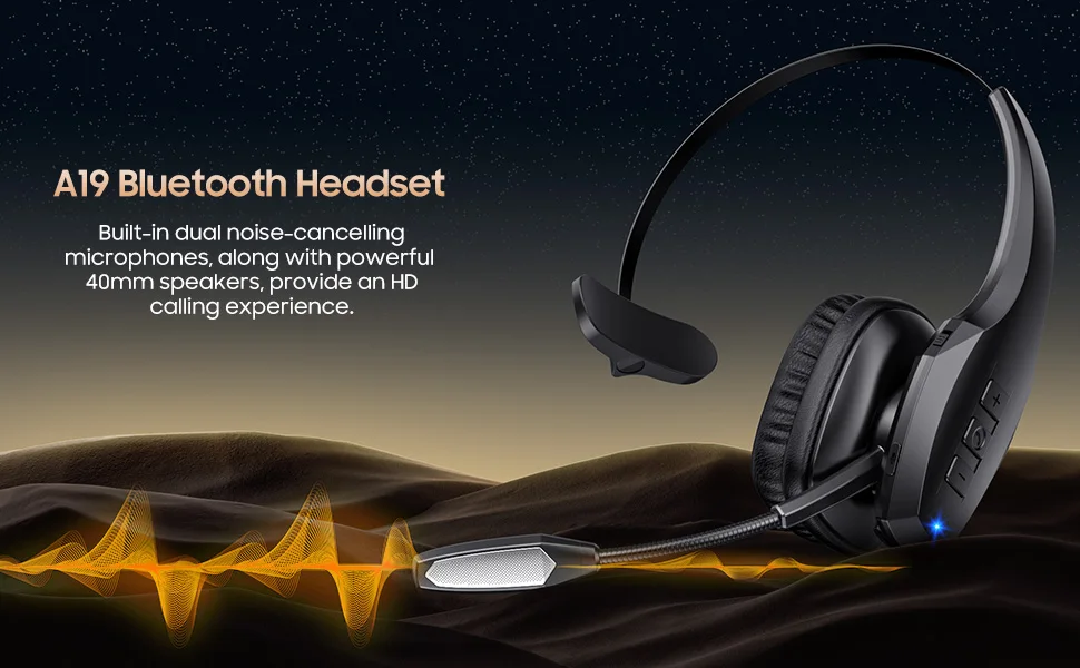 S6e68e65d29cc4d6a985b77b7e19de79fN Trucker Bluetooth Headset, Wireless Headset with Mic, Bluetooth Headsets with Dual Noise Cancelling Microphone & Mute Button