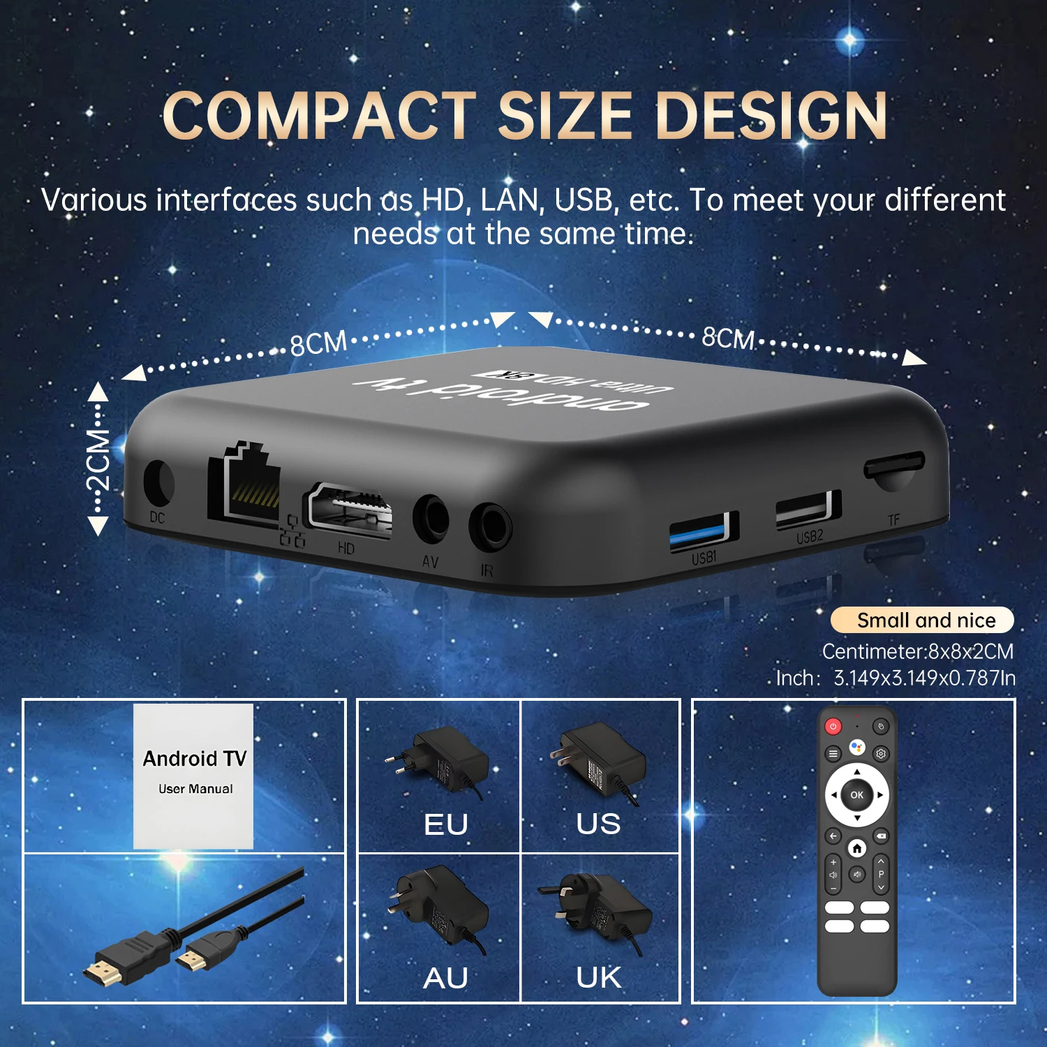 S6eea0e830a9a4112aa7426e2cd4b88d4P TV Box RK3518 Android 16 8K BT6.0 Ram 4GB 8GB Rom 128GB 256GB Dual Wifi 5G Wifi6 Media Player Google Assistant Smart TV Box Q18
