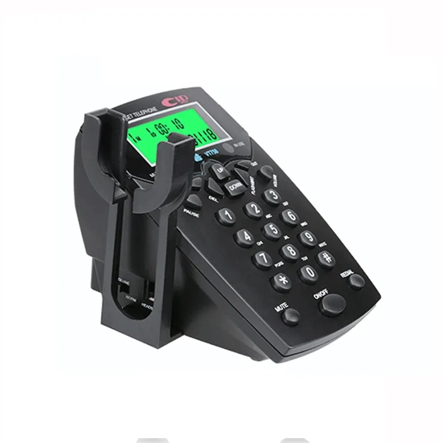 S6fd0bfe7ff9c4c29b4447ac60ddc4fb2b Call Center Corded Headset Operator Dedicated Telephone Landline Caller ID Auto Answer Answer The Office Phone Headset Telephone