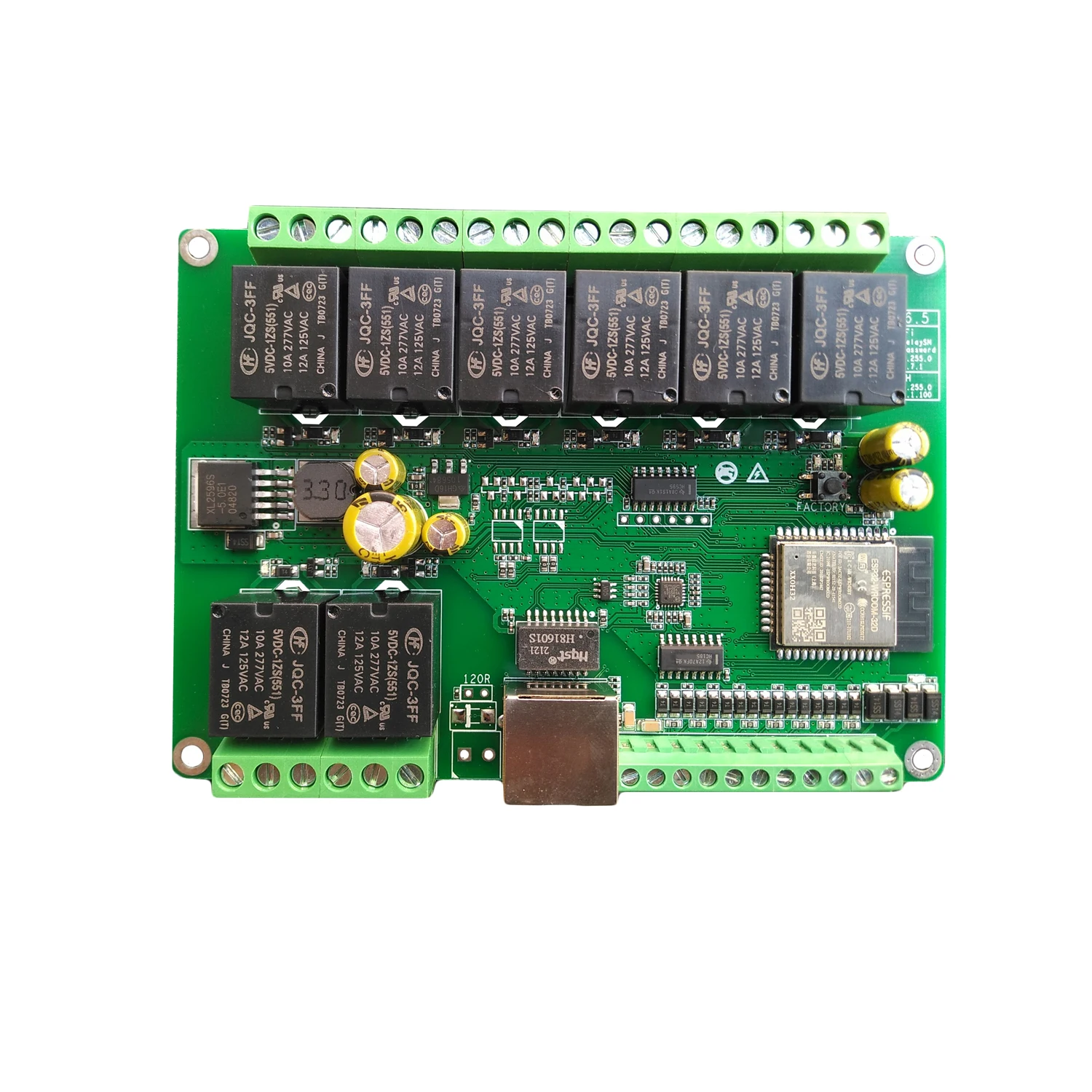 S7230f2eb5149450ea18e27e19367545aI Ethernet Relay Board 16 32 Channel ESP32 WIFI MQTT Home Assistant Domoticz OpenHAB Digital Input Smart Switch