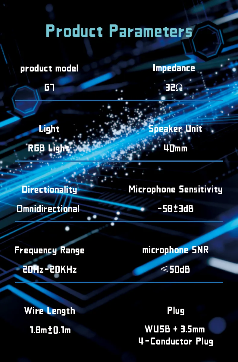 S7391e26c3eac4915ad86cba259ef9d92l G7 LED Light Gaming Headset USB Stereo Surround Wired Headphone with Noise Reduction Mic Earphones for Computer PC Gamer