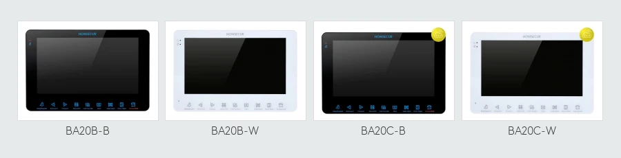 S75598552ae714007a489288e38ee7ff5M HOMSECUR HDK Camera Doorbell B17AB-S Surface Mount For 1 Family Video Door Phone Intercom