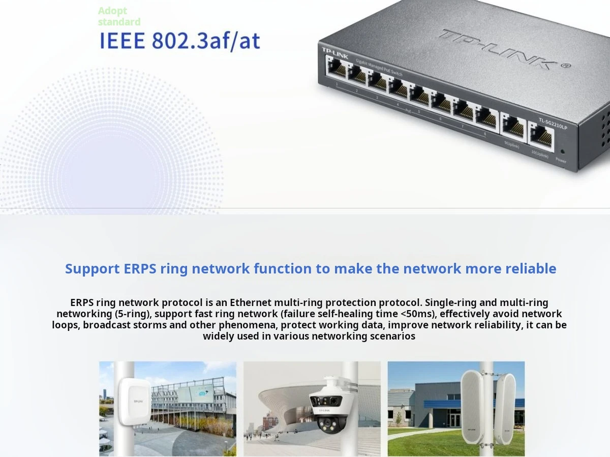 S7731e73bcf404baa8c0c043423266e9fv TP-LINK 10-port Full Gigabit Switch with 9-port Power Ethernet Ports and 1 2.5G SFP Optical Port