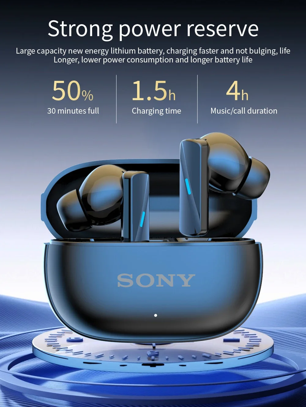 S7deac790428d43c89b5520f8cf12c2fdk Original Sony Mate 50 TWS Wireless Bluetooth Earphones In Ear True Sport Headphones HiFI Stereo Game Waterproof Headset With Mic
