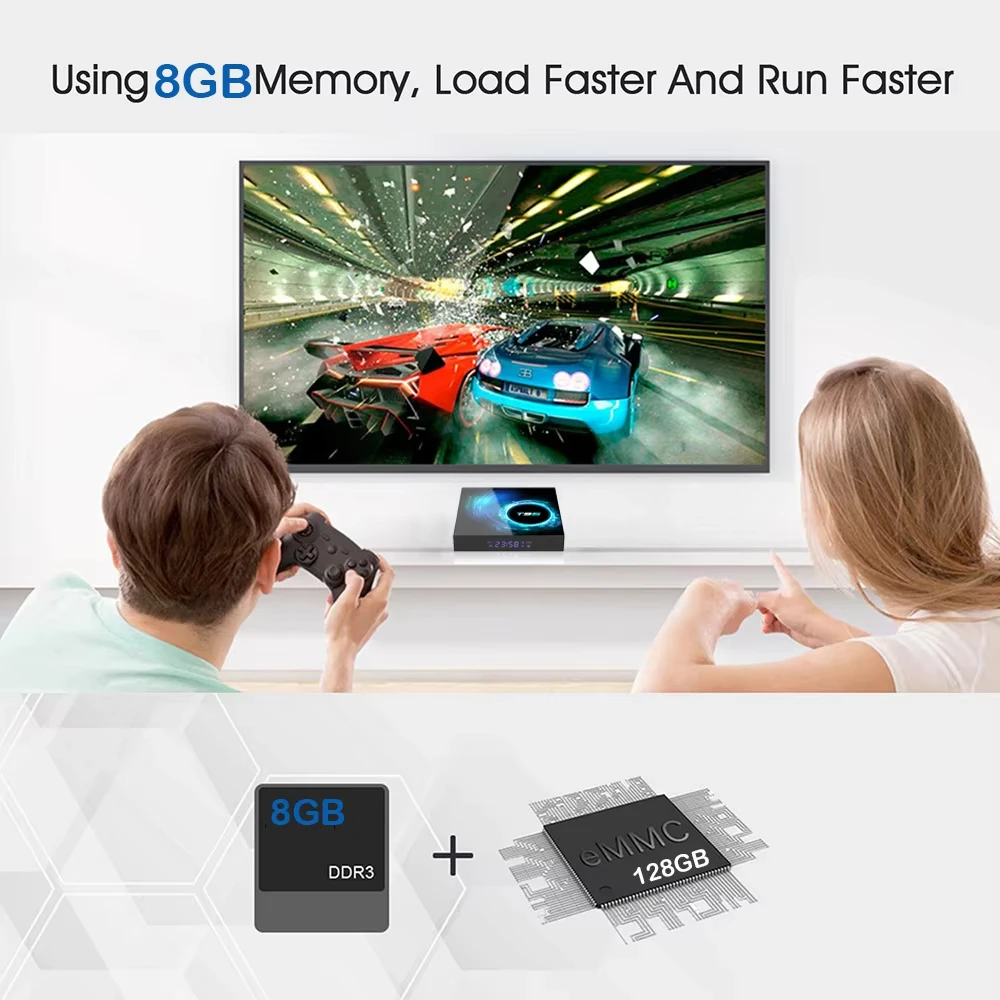 S8139b13fdc7048419440e14d1d82797ad Android 16 Smart TV Box T95 Allwinner H616 8GB 256GB Dual Wifi BT 8K HDR Video Netflix Google Assistant Media Player Set Top Box