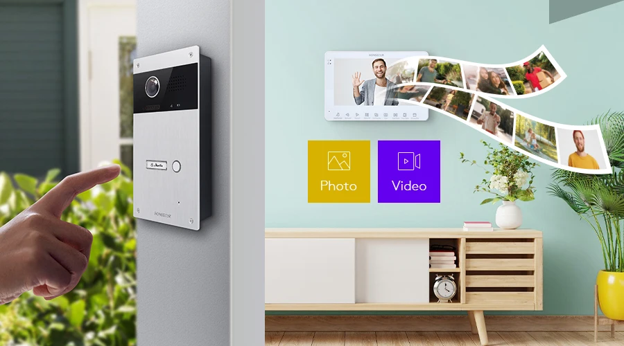 S816d60ebc0b8464eb2ae5d956b59d176y HOMSECUR 2 Wire Video Doorbell Intercom External Memory Recording&Photo