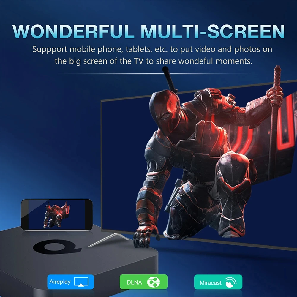 S835c85a1dca4467ebe4a88c43fbeac54t Q1 8GB 128GB Android 16 TV Box Allwinner H313 Quad Core 5G Wifi 8K Google Player Youtube Voice Media Player 4GB 64GB Set Top Box