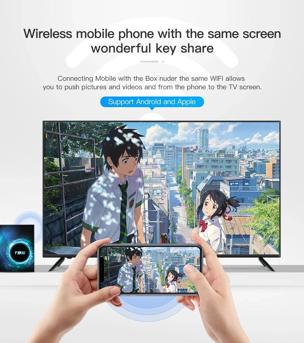 S8655fab8b24d45329ba541a673863a28F Android 16 Smart TV Box T95 Allwinner H616 8GB 256GB Dual Wifi BT 8K HDR Video Netflix Google Assistant Media Player Set Top Box