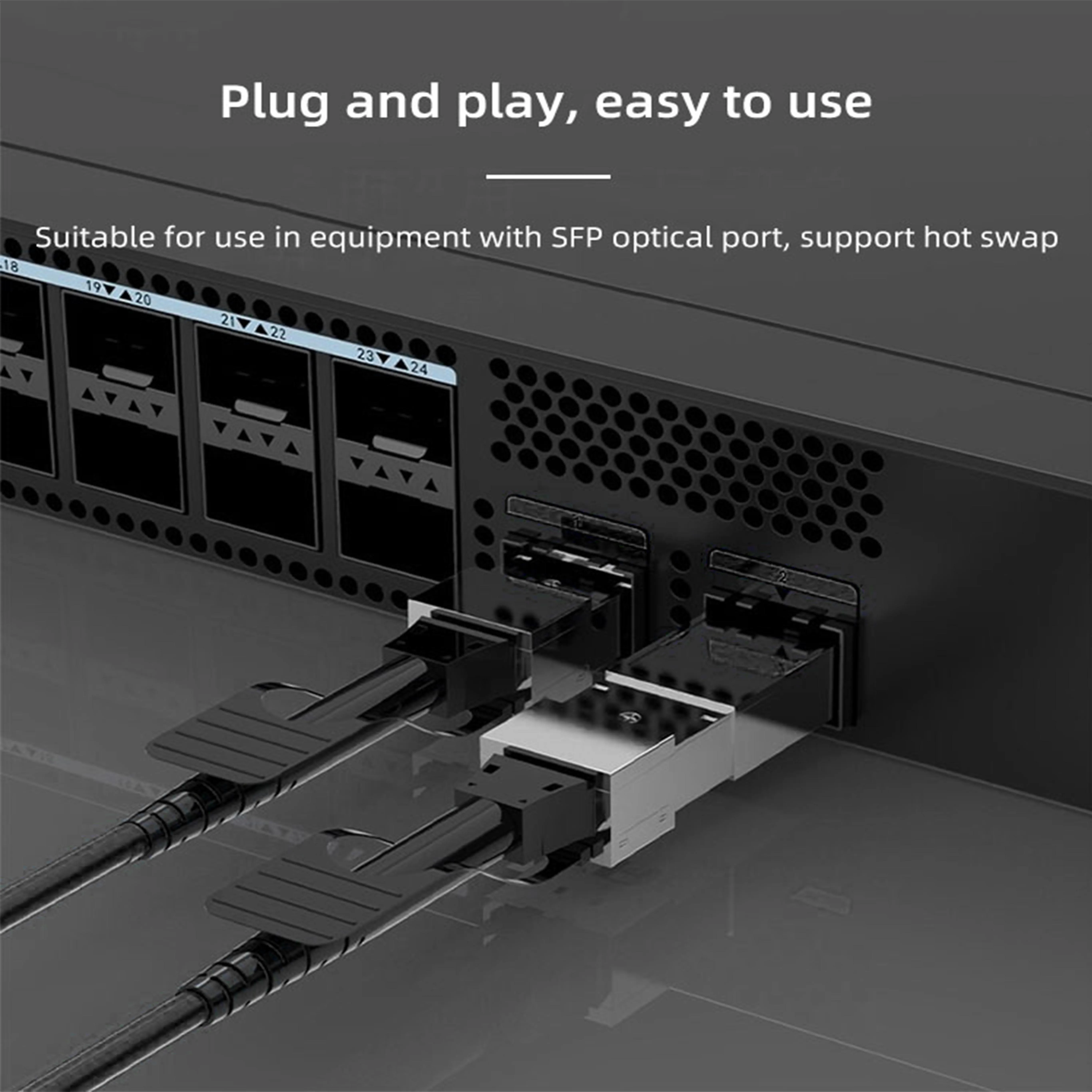 S88361eb142bf4e3bb7720cb5e6caa563S AOC Cable 10GB SFP OM2 7M/10M/20M 10GB ASE Active Optical SFP Cable(AOC) for Cisco,MikroTik,Ubiquiti...Etc Switch Fiber Optic