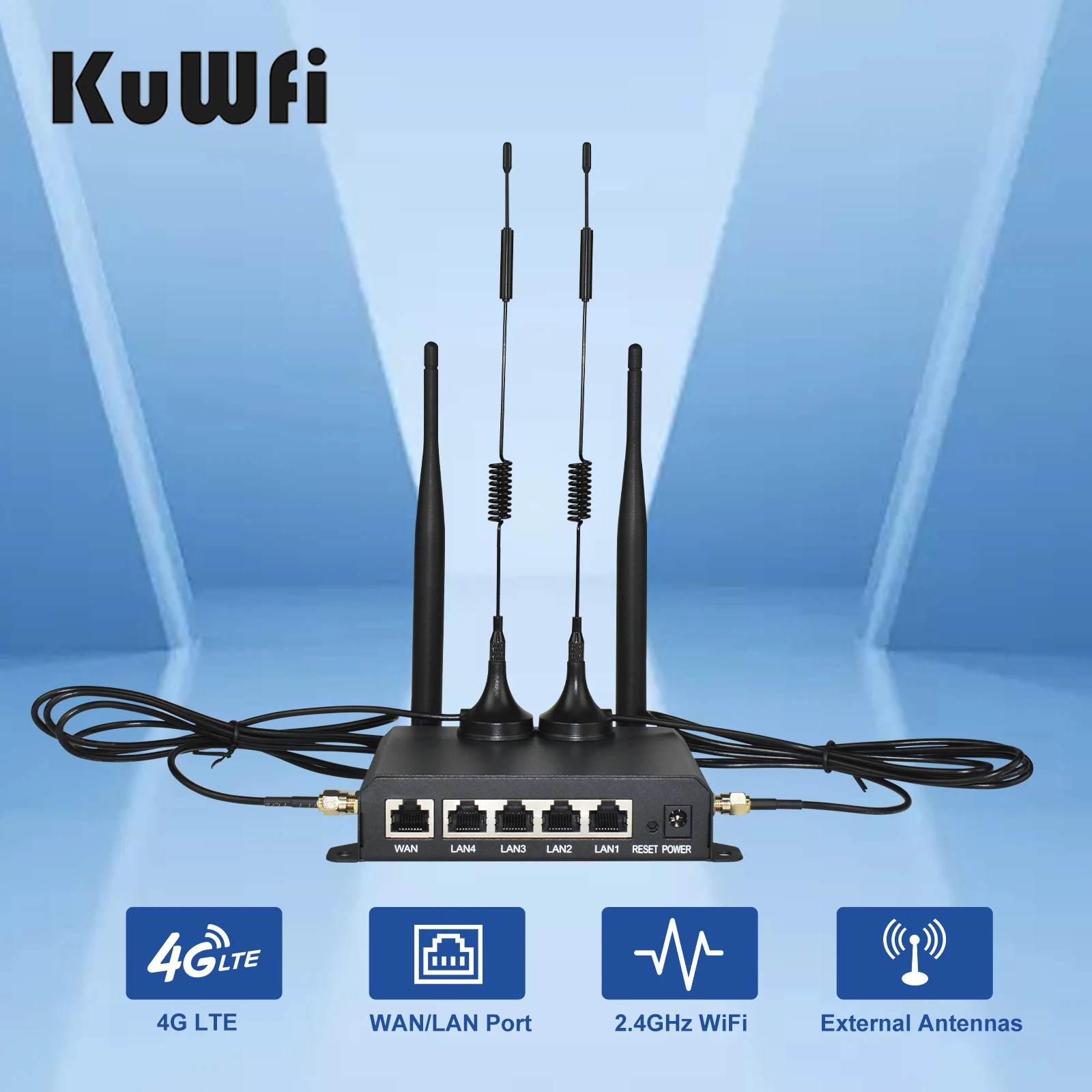 S88928db1c5004d07b996451ece12eadea KuWFi 4G SIM Card Router Wireless WIFI Router 2.4G LTE Access Point Support VPN DDNS Hotspot Network Adapter for IP Camera