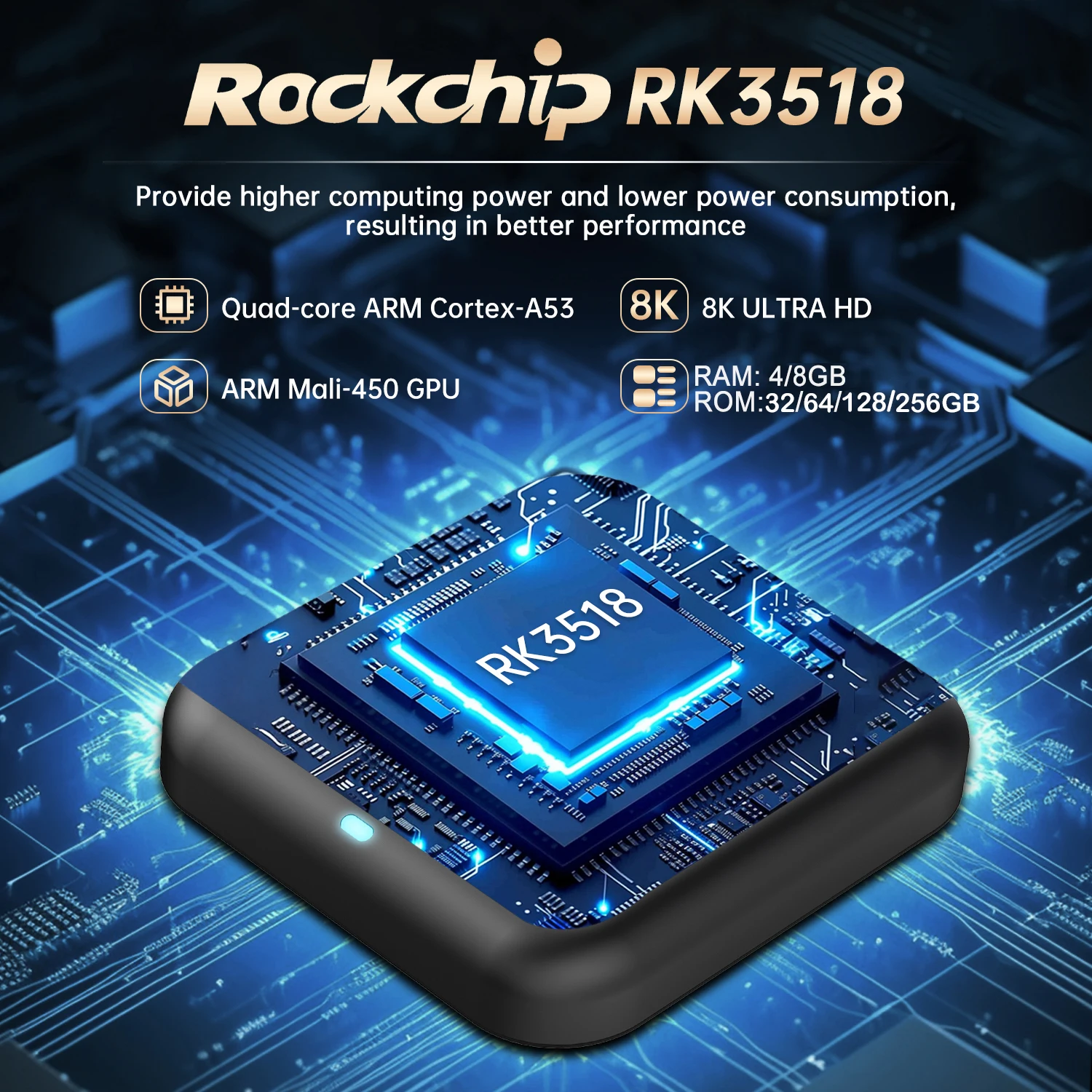 S8b3d57529e1542e9bc3a4a25d570f6f6W TV Box RK3518 Android 16 8K BT6.0 Ram 4GB 8GB Rom 128GB 256GB Dual Wifi 5G Wifi6 Media Player Google Assistant Smart TV Box Q18