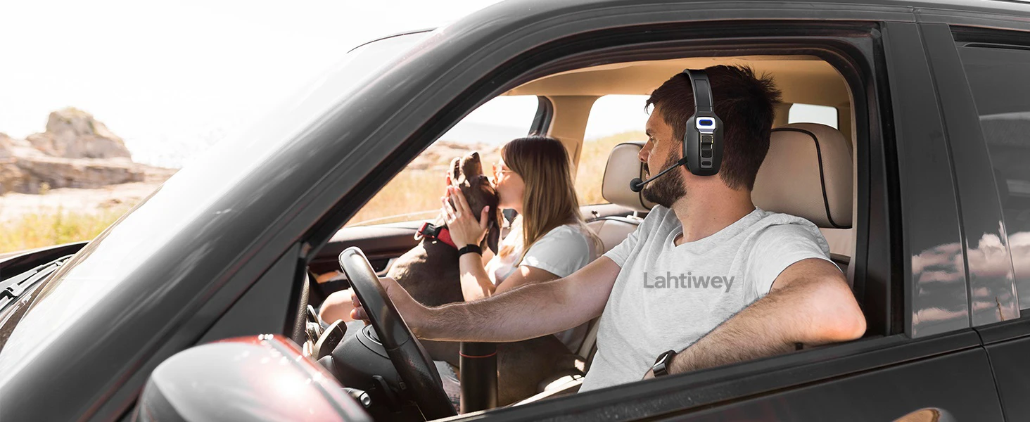 S8b95914b724e4ae8b01e5d44ca1f53c2J Casque Bluetooth Trucker double micro antibruit CVC8.0, bouton mute, 60 h d'autonomie, sans fil supra-aural