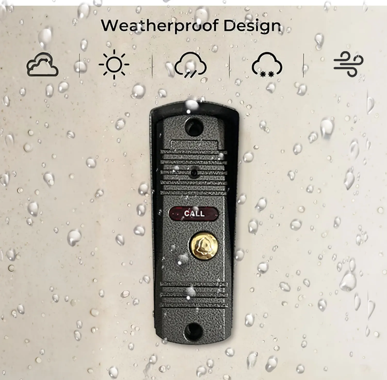 S8baa9195ceb74b759a015ed8c0d194aa0 Tuya Smart 7" Wired Video Door Phone 1080P Touch Screen Two Way Audio Night Vision Waterproof Remote APP Unlock Intercom
