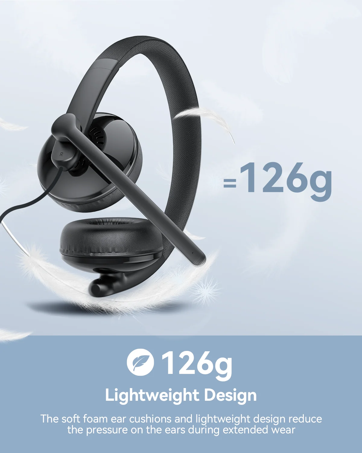 S8cecc0d6395a438f80faf43529de6ed5e EMEET Wired Headset with Microphone Call Center USB Headphones ENC Noise Cancelling Office Cable Earphones for Phone/PC Computer