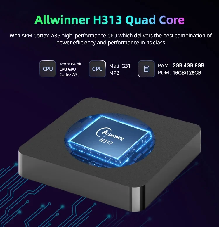 S90dff84655554b00918d36ce4cf8ff3br Q10 Smart TV Box Android 16 Allwinner H313 8GB 128GB Dual Wifi BT5.4 Google Voice Assistant 8K HD Video Media Player Set Top Box