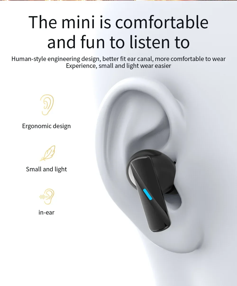 S939af979173c423b89a8b829defa80de7 Original Sony Mate 50 TWS Wireless Bluetooth Earphones In Ear True Sport Headphones HiFI Stereo Game Waterproof Headset With Mic