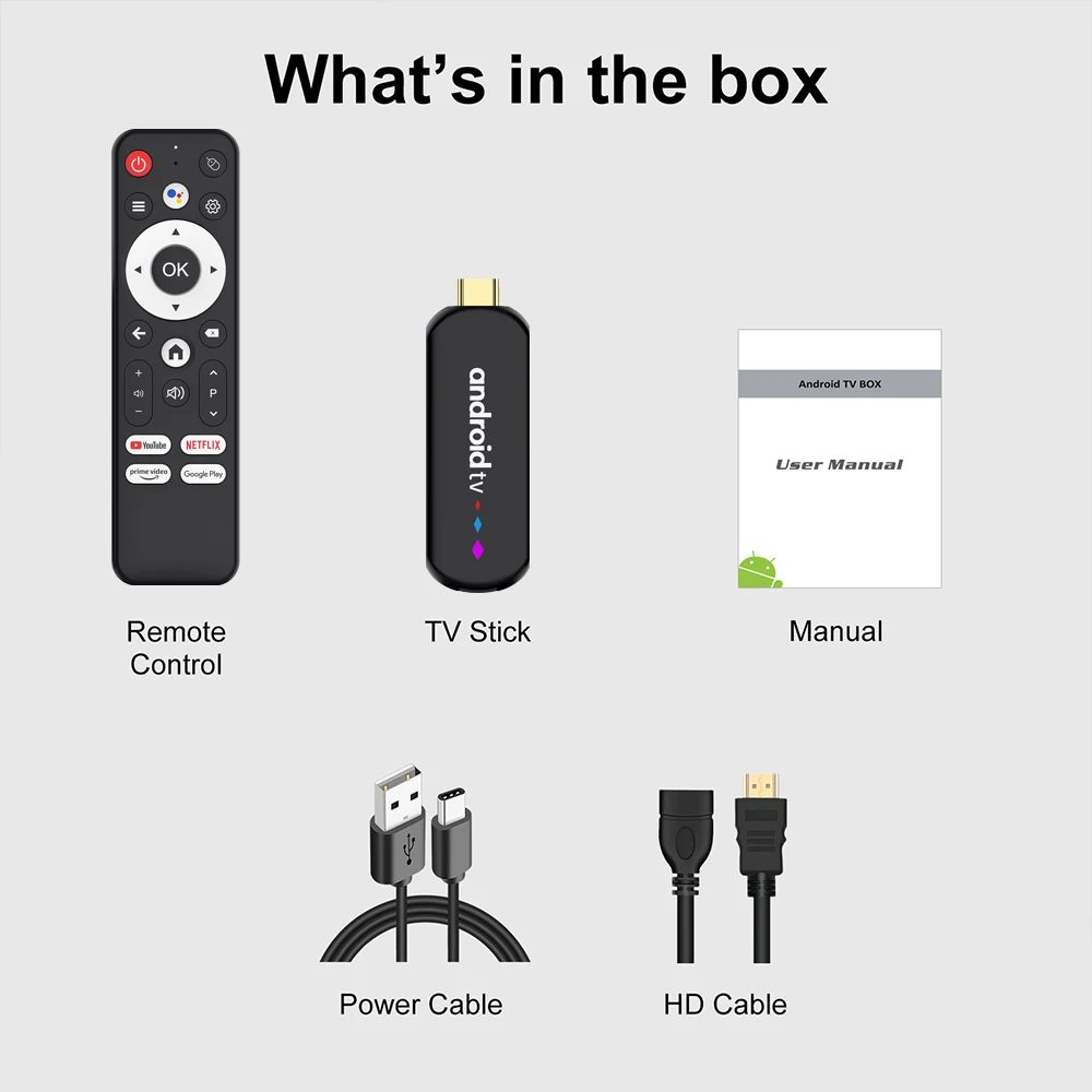 S9814bcf974df4a4b8652dab3c59db3f7e H96 MAX S905L TV Stick Android 14 Amlogic S905L3 With 4K 3D HDR 2.4G 5G Dual WIFI 2GB 16GB ROM BT Voice Remote