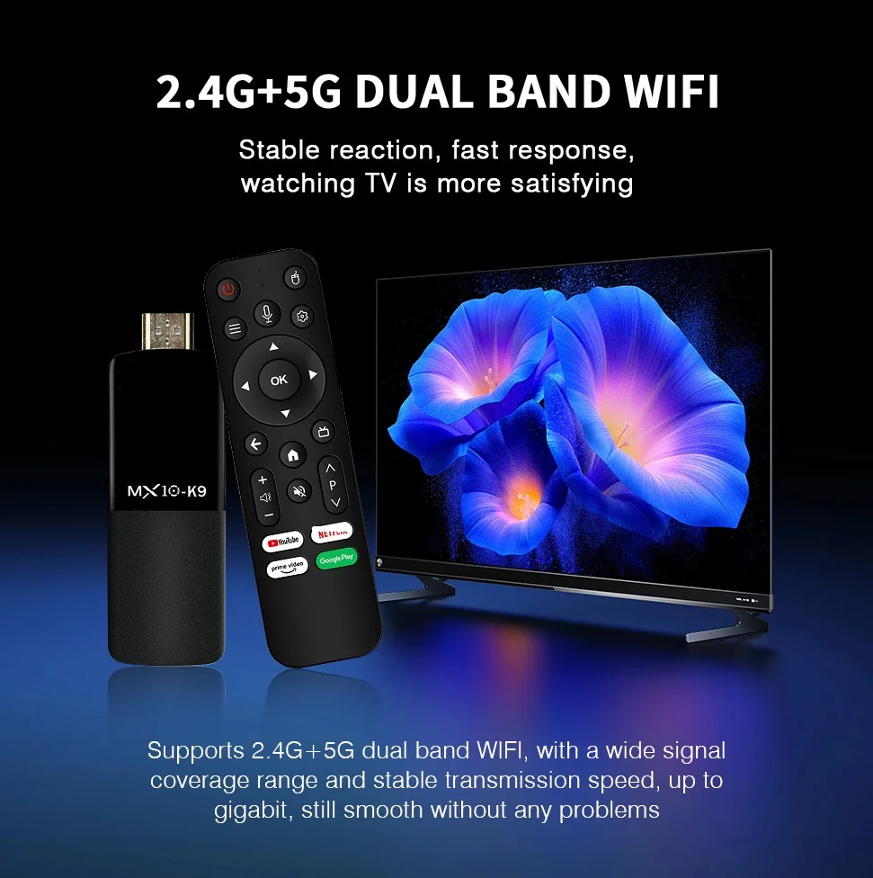 S9836db4425244fe482bee9294c5d7b3a6 New Fire TV Stick 4k OFBY K9 Allwinner H313 Chip 2GB RAM 16GB ROM Android 13 OS TV Stick HD Picture Quality Fast Streaming