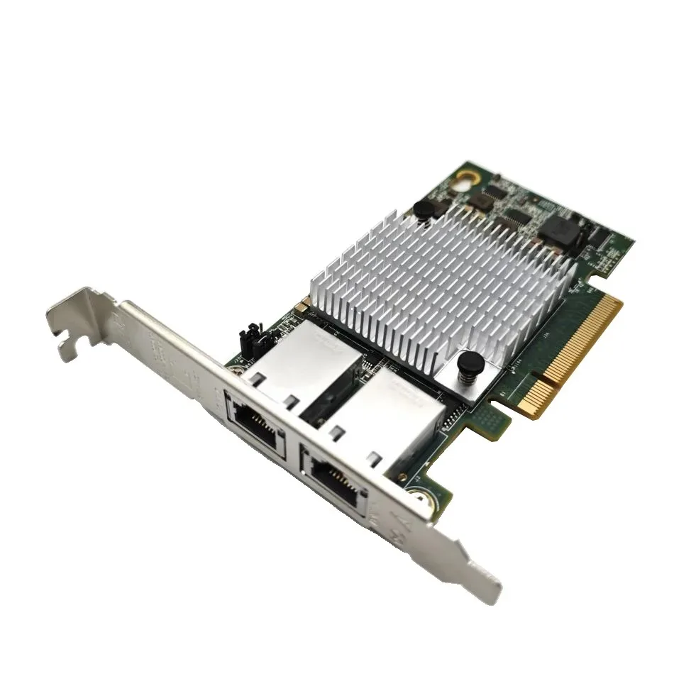 S98c50752cd664dc6904e42cb17e0b0c9q 10G X540-T2 Ethernet Card PCI-E To RJ45 Double Port Nework Extend 10Gbps/5Gbps/2.5Gbps/1Gbps PCI Adapter Support PC Win10