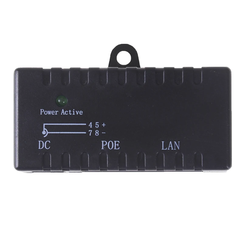 S98f0e3b14df14c0fa57f1c7a6f6b48d6T Passive POE injector for IP Camera VoIP Phone Netwrok AP device 12V - 48V