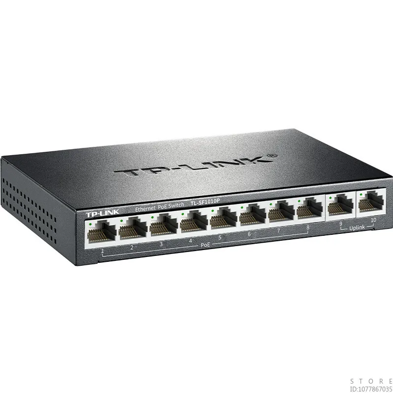 S99bf53745da94085a07e02c6ec5e5becI TP-LINK 10-port 100M 8-port Poe Switch 62W Network Switch Hub Network Play and Plug TL-SF1010P