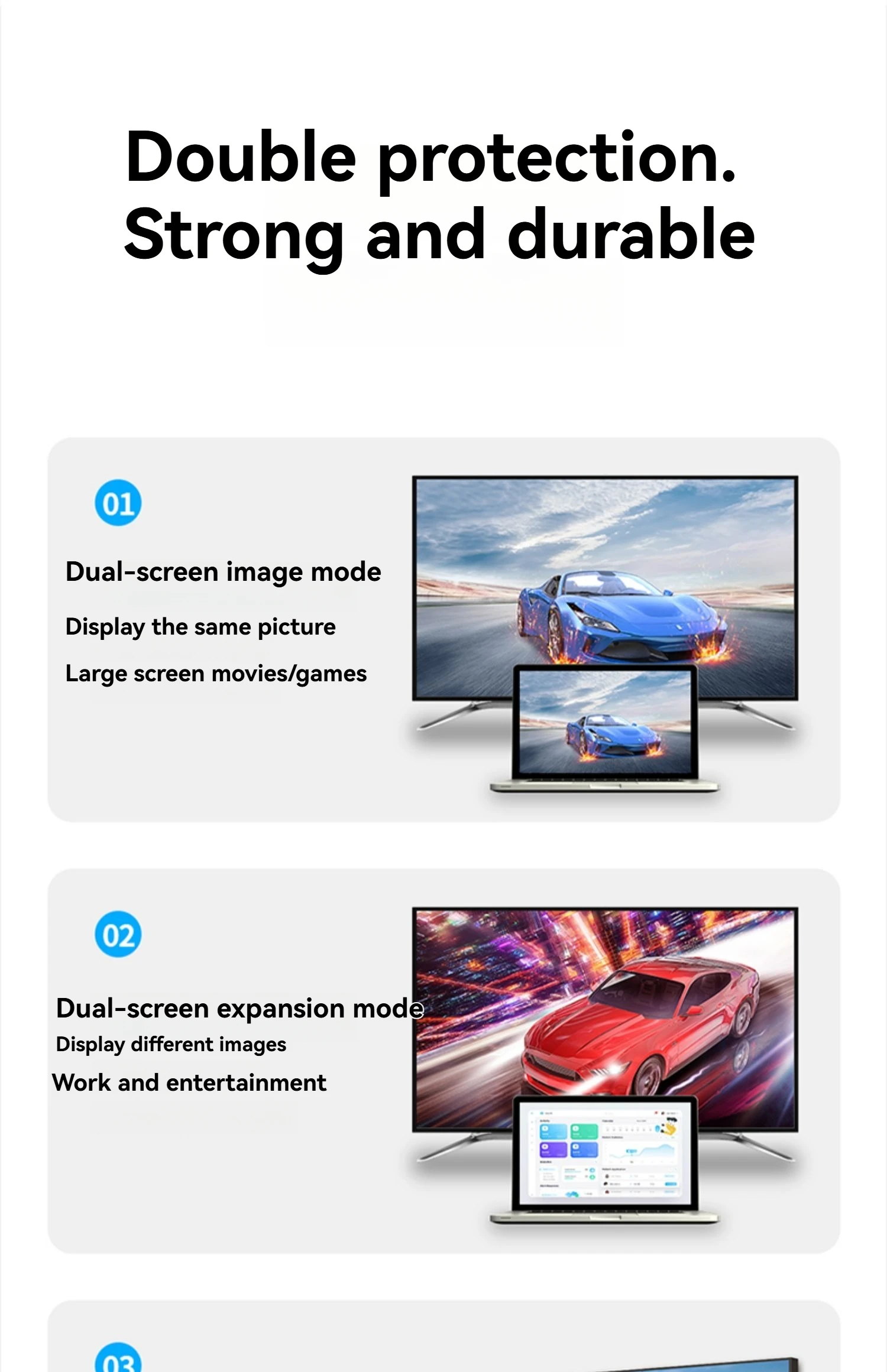S9bdda14ce43842128304ed79914625df1 Uyellow 48Gbps HDMI-compatible Cable 8K 60Hz 50cm 1m 2m 3m 5m HDMI-compatible 2.1 Cable 4K 120Hz HDR 3D Effect Video for HDTV PC