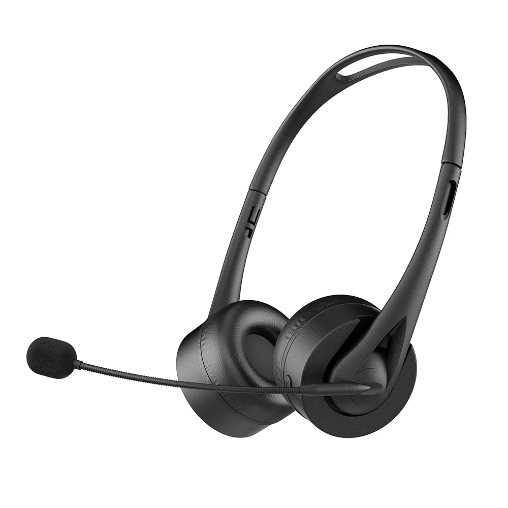 Sa11d1a111e1a41c0b7d43847cd8c9bc6t Casque Bluetooth 5.3 avec micro, réduction de bruit, mains libres, HiFi sans perte, sans fil, pour centre d'appels bureau PC