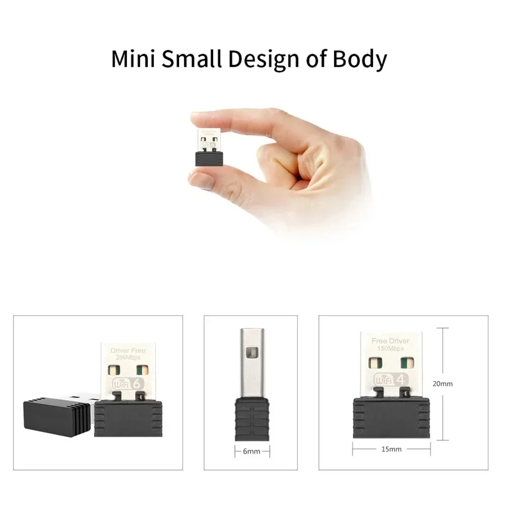 Sa2c784b5d8c2484cb33463d0f4f16413t USB Wifi Adapter 600Mbps Wi fi Adapter 2.4G&5.8GHz USB Ethernet PC Wi-Fi Adapter Lan 300Mbps Wifi Dongle AC Wifi Receiver