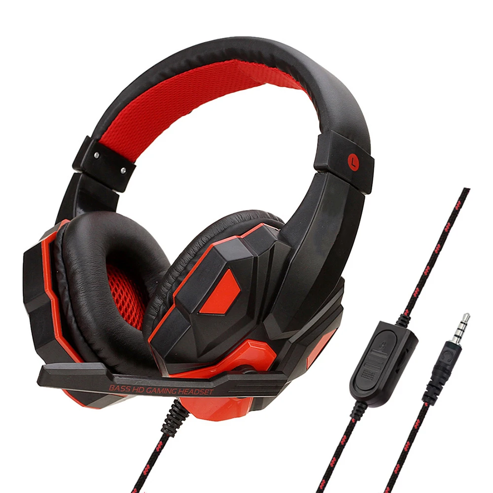 Sa38eb66300424818b28e197b20ca3796k Casque gaming filaire PS4/PS5/Xbox/smartphone/PC, réglable 120°, avec micro antibruit