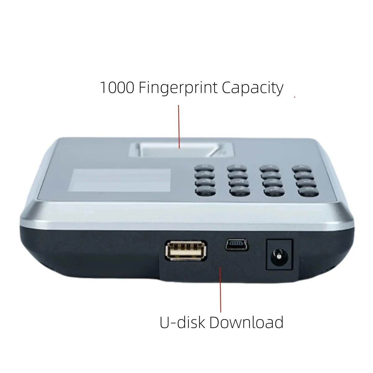 Sa5eb8ce39fcf44658ff0bfa4beecb737i Fingerprint Time Attendance Terminal Employee Clock Recorder Multiple Languages With Password U-disk Download Report