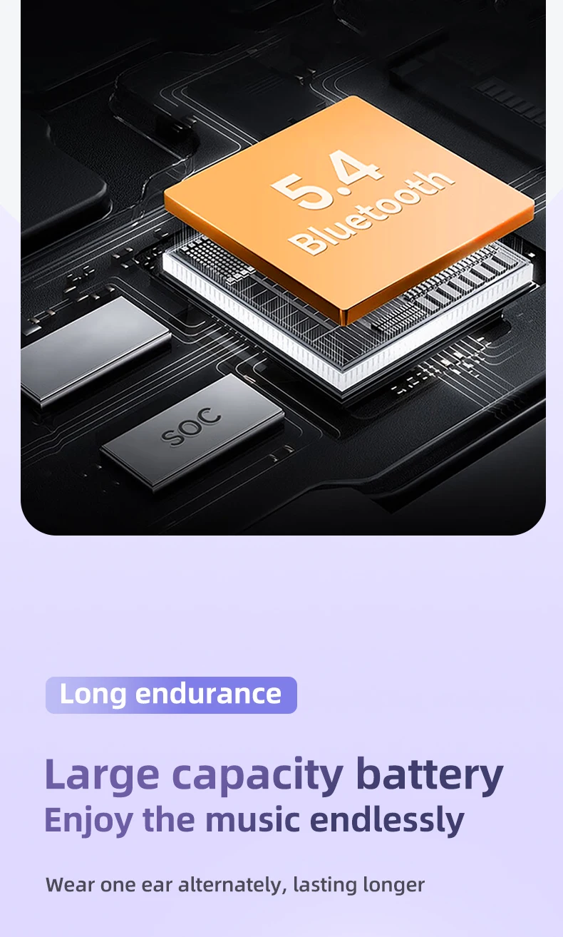 Sac78a488382b47d08ad45032e3047954d Lenovo Écouteurs Bluetooth sans fil 5.4 TWS, effets sonores panoramiques, très longue autonomie, confortables, TA410
